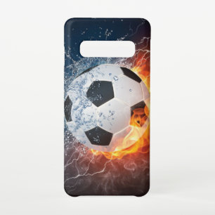 Coque Samsung Galaxy S10 Oreillers à lancer de ballon de football/de soccer