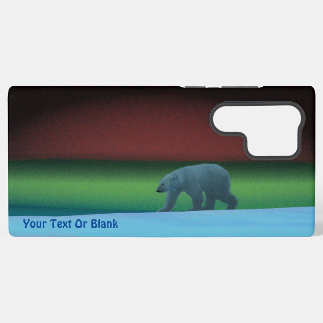 Coque Samsung Galaxy Ours polaire (Verso Horizontal)
