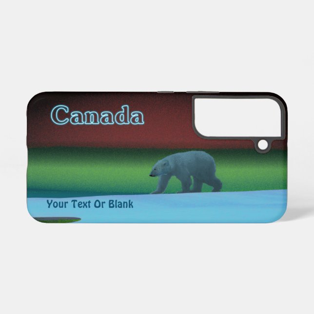 Coque Samsung Galaxy Ours polaire (Verso Horizontal)