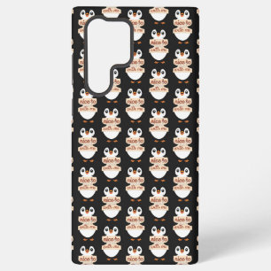 Coque Samsung Galaxy Panneau de bienvenue de pingouin: ravi de me renco