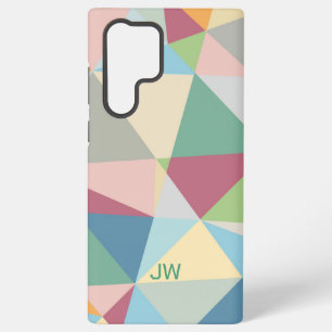 Coque Samsung Galaxy Pastel Colorful Moderne Abstrait Motif géométrique