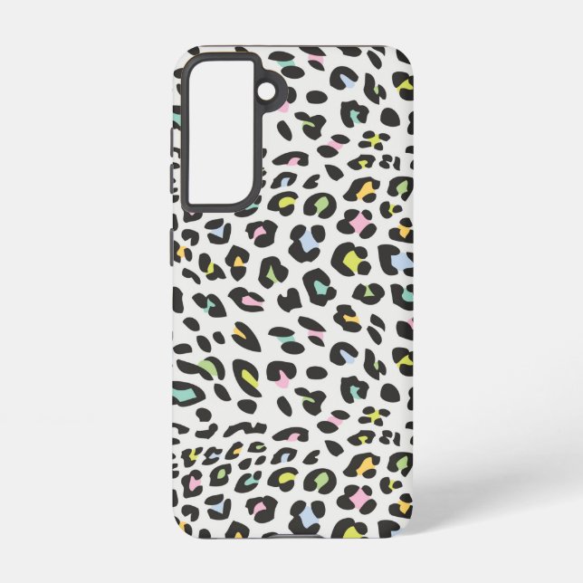 Coque Samsung Galaxy Pastel Leopard Spot Motif (Verso)