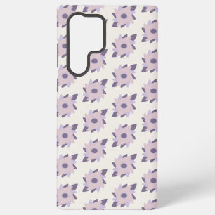 Coque Samsung Galaxy Pastel violet Carrelage décoratif coloré