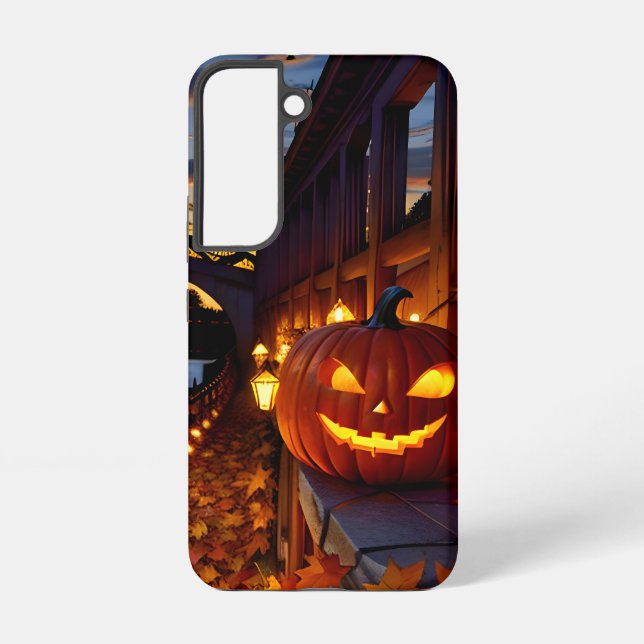 Coque Samsung Galaxy Paysage d'Halloween quatre (Verso)