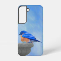 Peinture Bluebird - Art original pour oiseaux