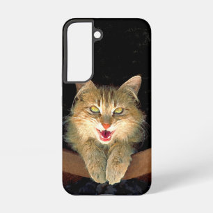 Coque Samsung Galaxy Peinture de chat Mad - Cute Original Cat Art