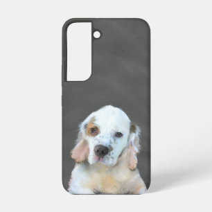 Coque Samsung Galaxy Peinture de Clumber Spaniel - Art original de chie