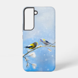 Coque Samsung Galaxy Peinture de Grosbec errant - Drôle d'art original