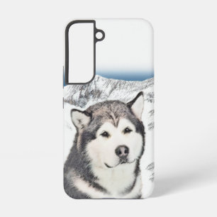 Coque Samsung Galaxy Peinture de malamut en Alaska - jolie art original