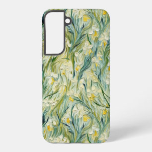 Coque Samsung Galaxy Peinture florale Starry Night d'inspiration textur