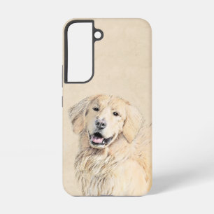 Coque Samsung Galaxy Peinture Golden Retriever - Joli art original chie
