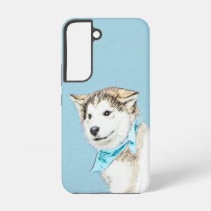 Coque Samsung Galaxy Peinture Sibérienne Husky Puppy - Art Chien origin