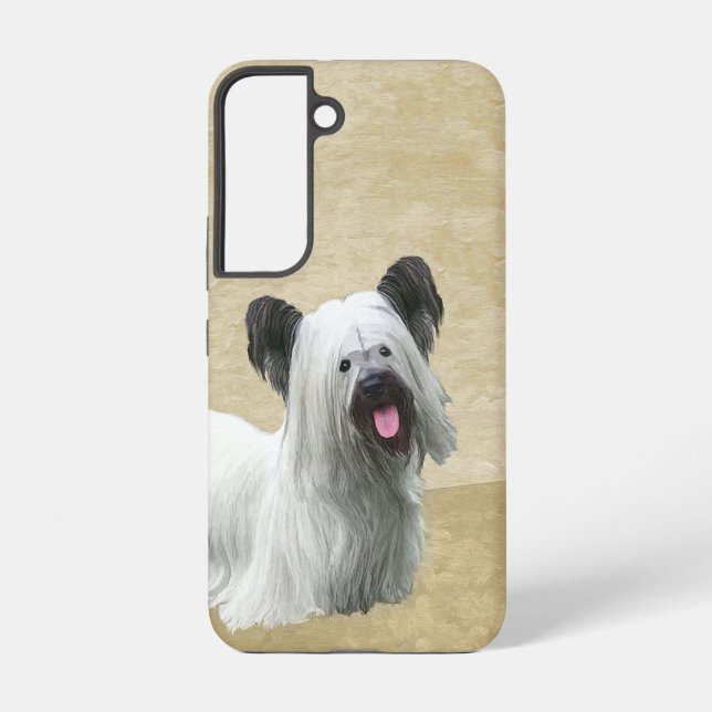 Coque Samsung Galaxy Peinture Skye Terrier - Cute Original Chien Art (Verso)