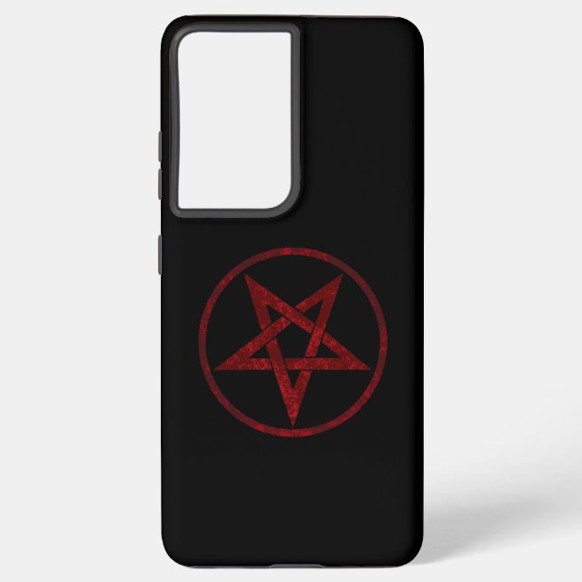 Coque Samsung Galaxy Pentagram Red Devil (Verso)