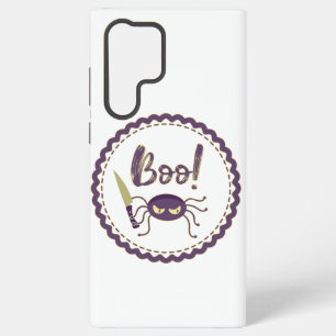 Coque Samsung Galaxy Personnage de araignée drôle d'Halloween couteau m