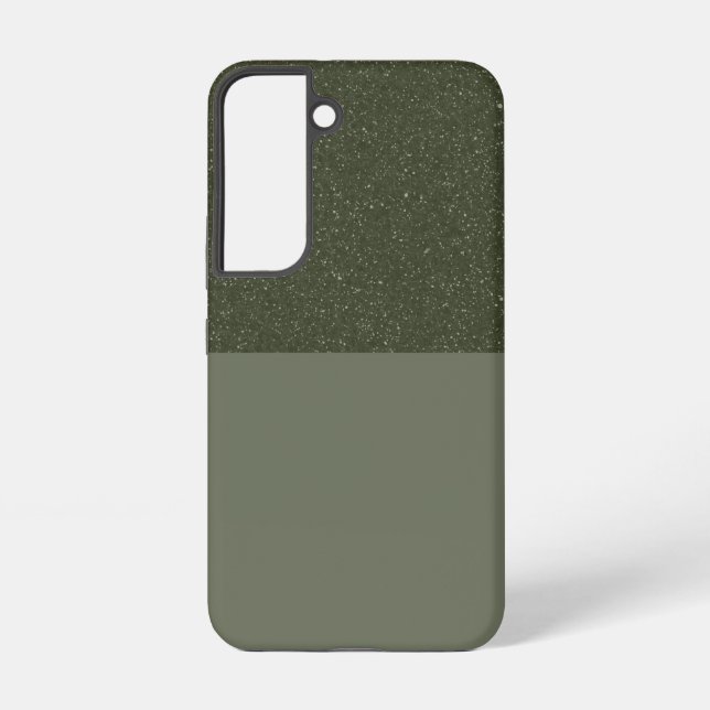Coque Samsung Galaxy Personnaliser Galaxy S22 à deux tons Coque - Moss  (Verso)