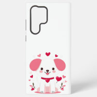 Petit chiot de la Saint-Valentin