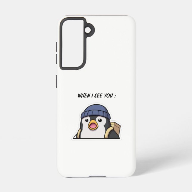 Coque Samsung Galaxy Petit pingouin Valorant pour couples (Verso)