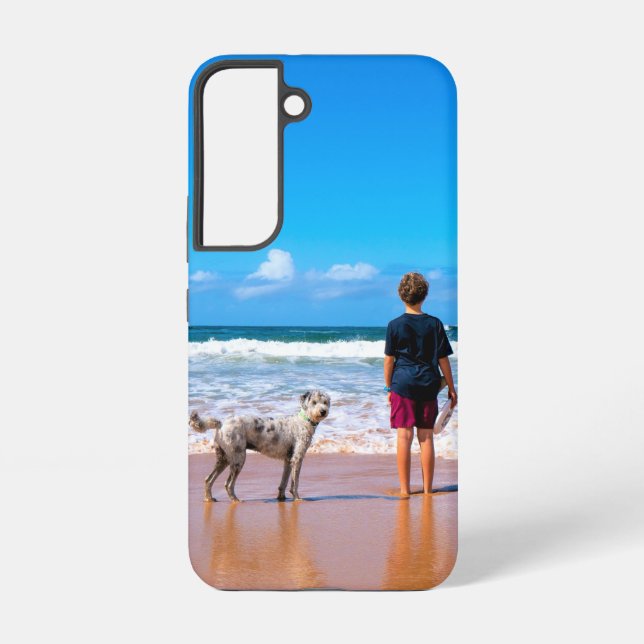 Coque Samsung Galaxy Photo personnalisée Conception de votre animal de  (Verso)
