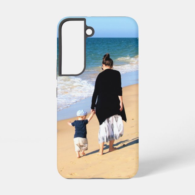 Coque Samsung Galaxy Photo personnalisée Votre famille Photos Cadeau (Verso)