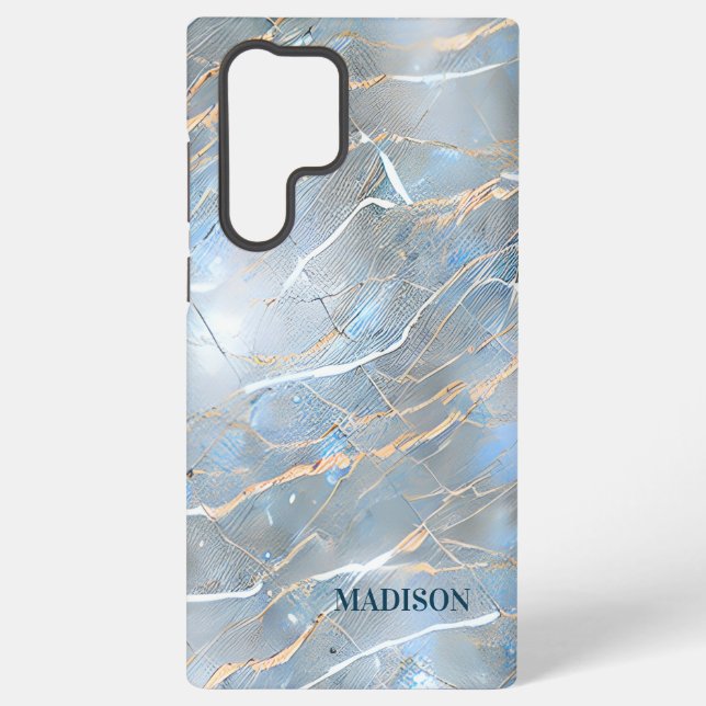 Coque Samsung Galaxy Pierre de marbre Pearlescent (Verso)