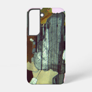 Coque Samsung Galaxy Plagioclase dans la section mince - Texture rocheu