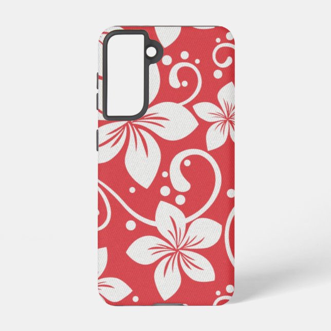 Coque Samsung Galaxy Plumeria Rouge (Verso)