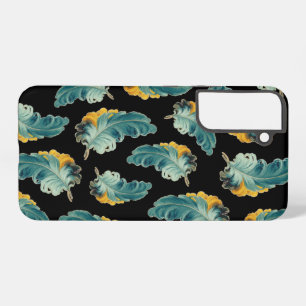 Coque Samsung Galaxy Plumes vintages d'autruche