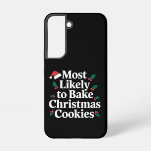 Coque Samsung Galaxy Plus susceptible de préparer des biscuits de Noël 