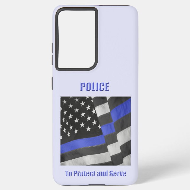 Coque Samsung Galaxy Police (Verso)