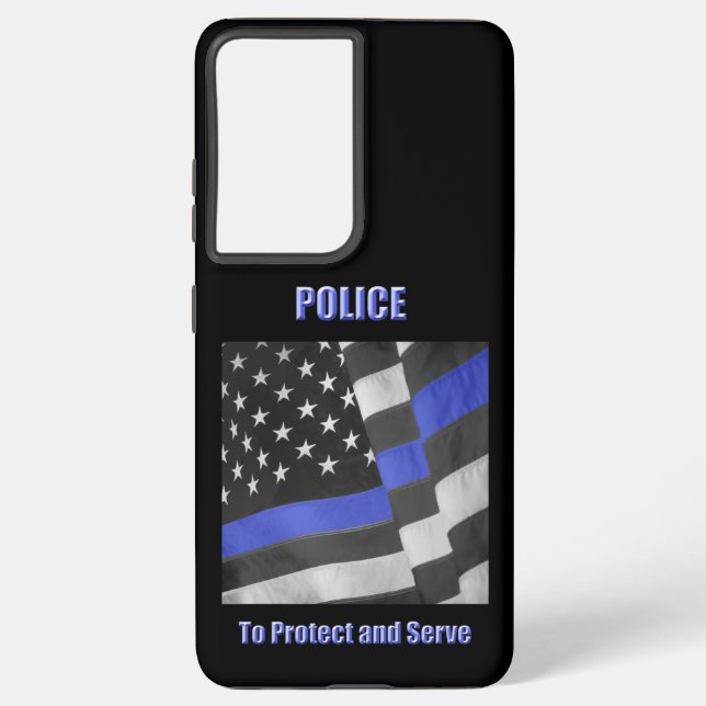 Coque Samsung Galaxy Police (Verso)