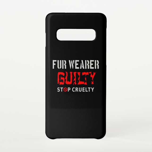 Coque Samsung Galaxy Porteur de fourrure coupable (Dos)
