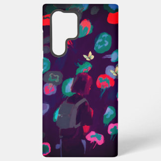 Coque Samsung Galaxy Promenade nocturne rêveuse – Art abstrait