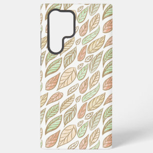 Coque Samsung Galaxy Protection artistique feuille pastel capricieuse