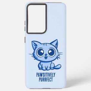 Coque Samsung Galaxy Puissant, Beau Manga Kitten