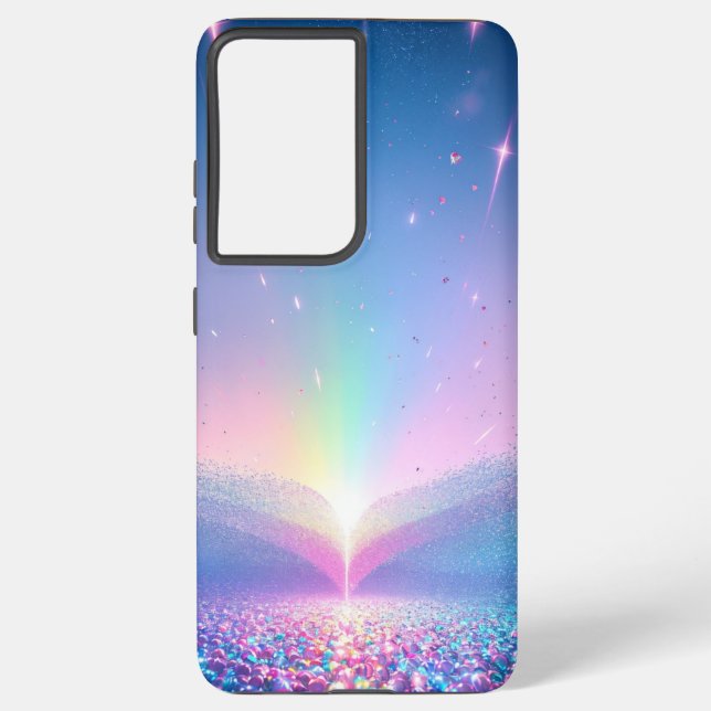 Coque Samsung Galaxy Rainbow Glow Fantasy Phone Case (Verso)