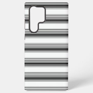 Coque Samsung Galaxy Rayures blanches noires modernes