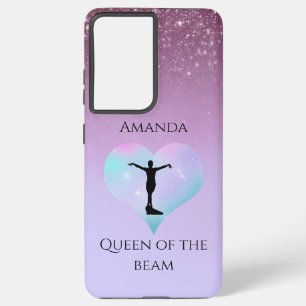 Coque Samsung Galaxy Reine Violette De La Poutre Gymnastique Personnali