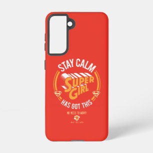 Coque Samsung Galaxy Restez Calme Supergirl a eu ceci