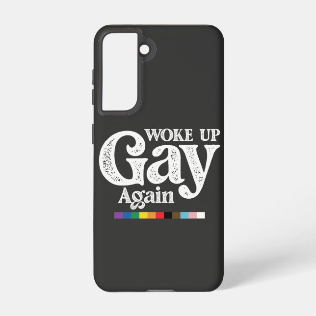 Coque Samsung Galaxy Réveillez Gay Soutenez à nouveau LGBT Pride (Verso)