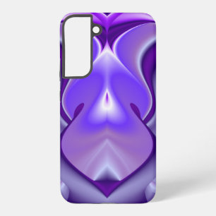 Coque Samsung Galaxy Rêves arc-en-ciel à fleurs violettes