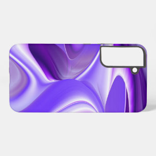 Coque Samsung Galaxy Rêves arc-en-ciel à fleurs violettes