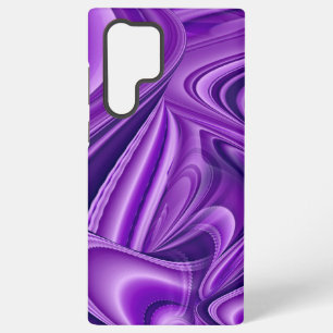 Coque Samsung Galaxy Rêves arc-en-ciel à fleurs violettes