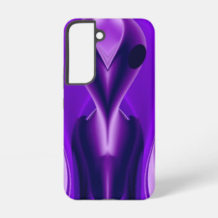 Coque Samsung Galaxy Rêves arc-en-ciel violet 3D, Alien