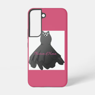 Coque Samsung Galaxy Robe de mariée élégante script Matrone d'honneur