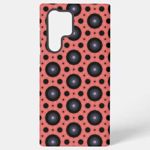 Coque Samsung Galaxy rose avec noir