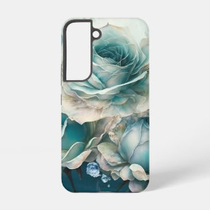 Coque Samsung Galaxy Rose bleu