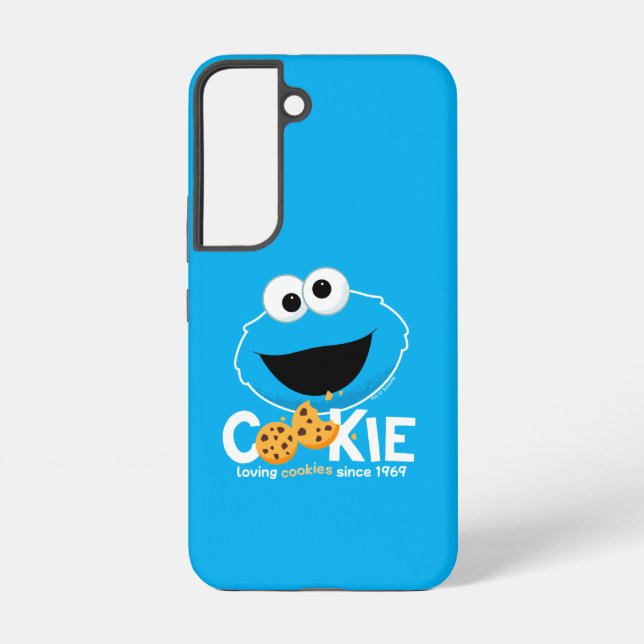 Coque Samsung Galaxy Rue Sésame | Cookie Monster Lookies (Verso)