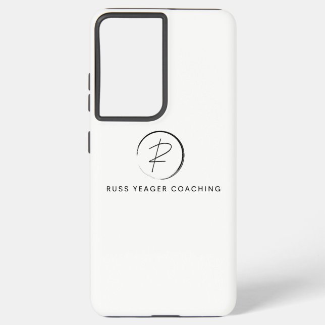 Coque Samsung Galaxy Russ Yeager Coaching Signature Logo (Verso)