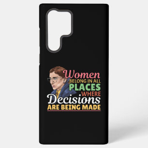 Coque Samsung Galaxy Ruth Bader Ginsburg Féministe Avocate Juge